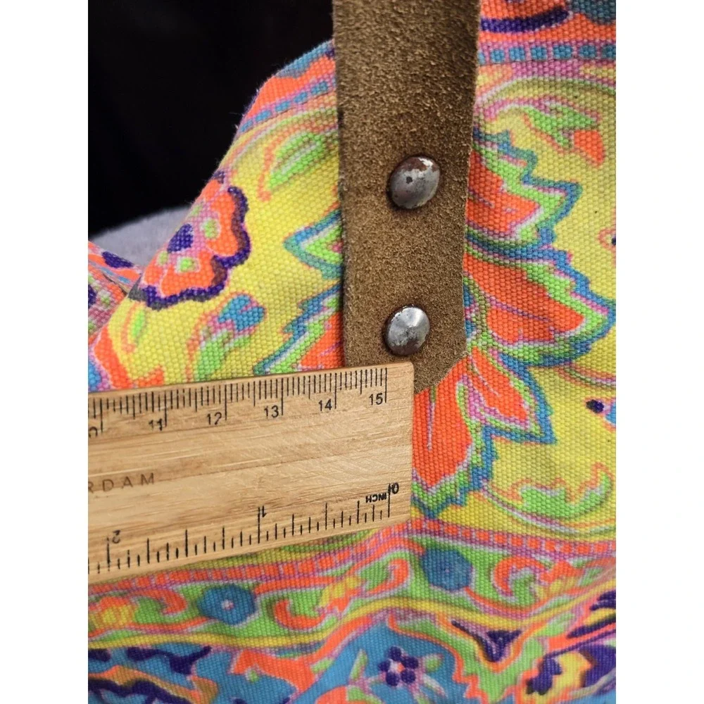 Roberta‎ Roller Rabbit Printed Canvas Tote Bag Floral Medium